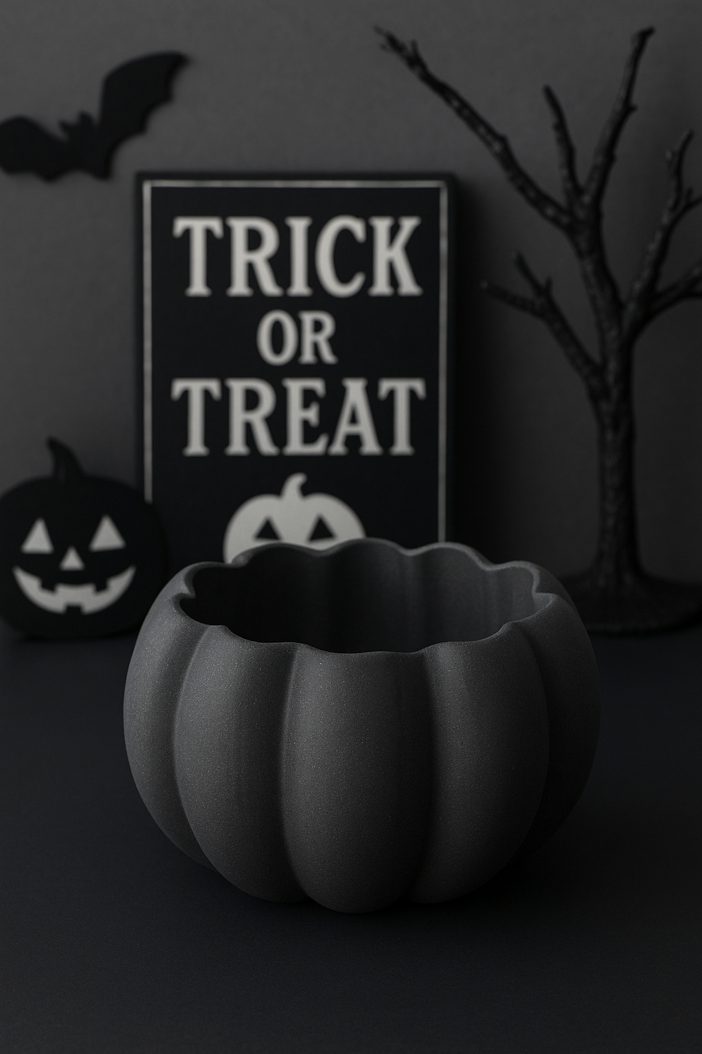 Modern Halloween Pumpkin Bowl